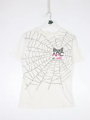 Vintage Spider ARC Avia T Shirt Mens Small White Shoes Promo